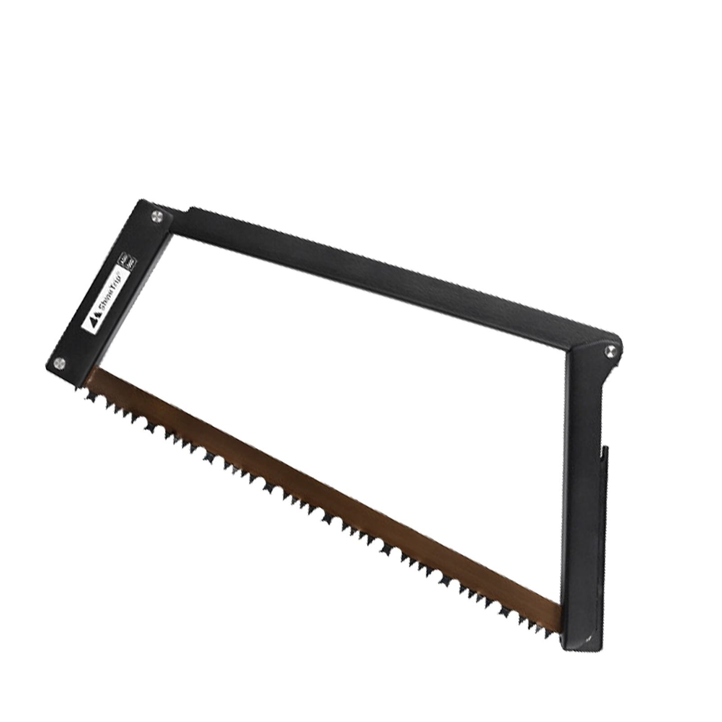 Folding Saw Aluminium Alloy Camping Handsaw Rugged Leather Sheath All Purpose Blade Gardening Outdoor Tools
